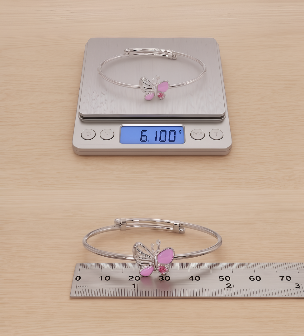 925 silver baby bangle | Adjustable | 0 to 3 Years | 2 Years Warranty | Hallmarking | Gifts for baby girls & kids