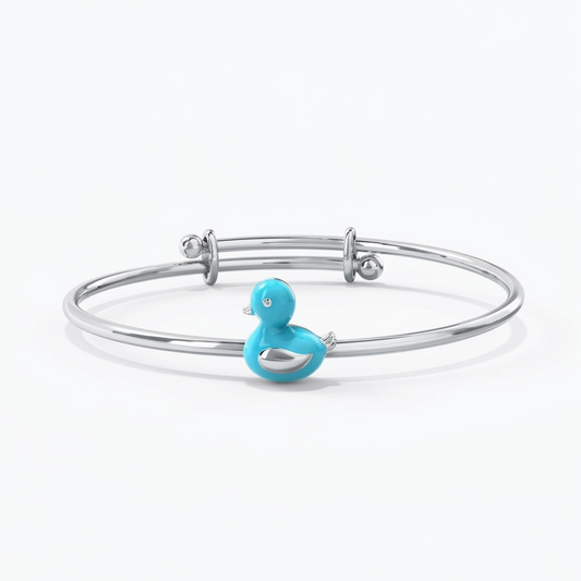 Dabbling Duck Baby Bangle (925 Silver)