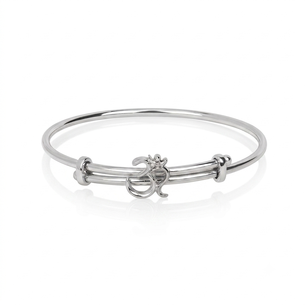 OM Bangle for Kids (925 Silver)