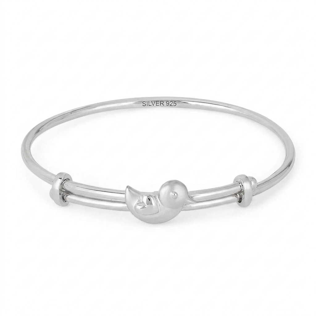 Bird Baby Bangle (925 Silver)